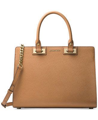 michael kors quinn large satchel brown|Michael Kors color chart.